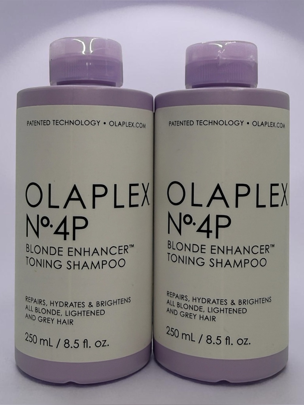 Olaplex No.4P Blonde Enhancer Purple Shampoo 8.5oz Toning Repair 2 Pack